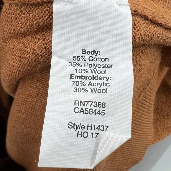 J.Crew Embroidered Alpaca Teddie Wool Sweater Size Medium - Picture 5 of 6